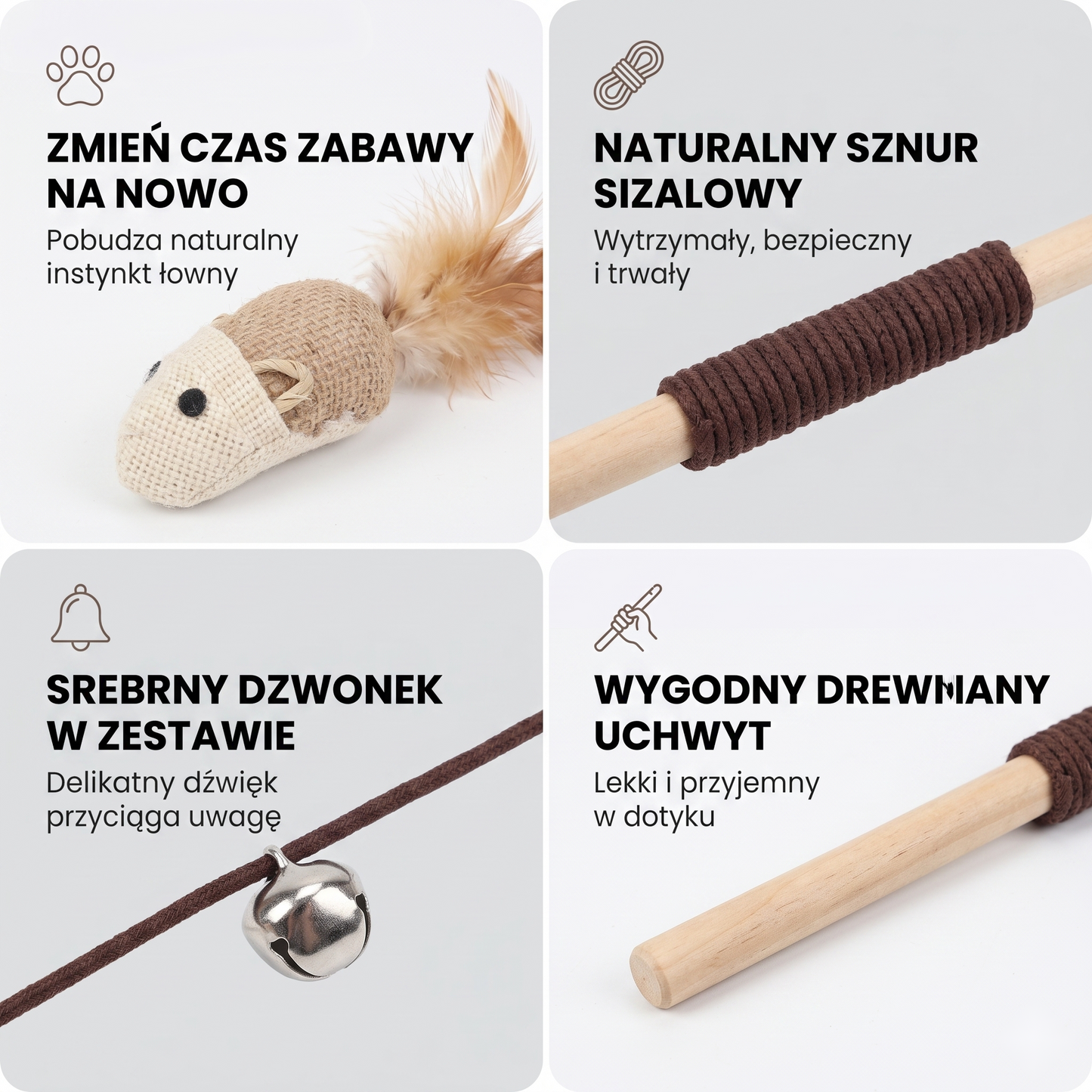 Zabawka-Wędka dla Kota – Godziny Gonienia i Skakania
